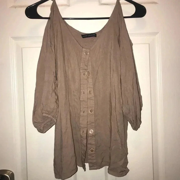 Love Culture Button Down Top - Picture 1 of 7